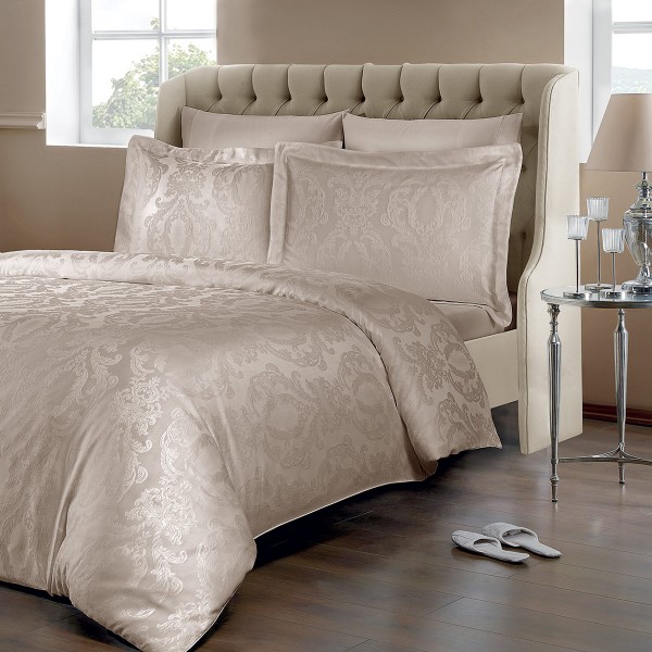 Комплект постельного белья Tivolyo home FABIO бежевый